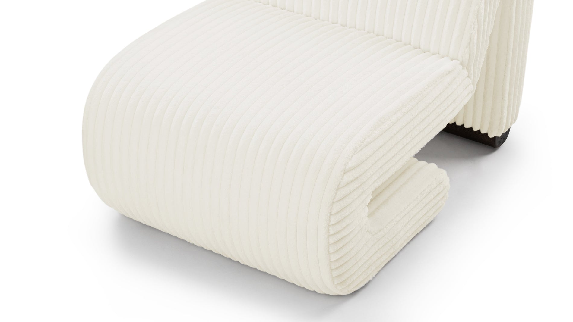 CeresCeres - Ceres Lounge Chair, White Vegan Fur