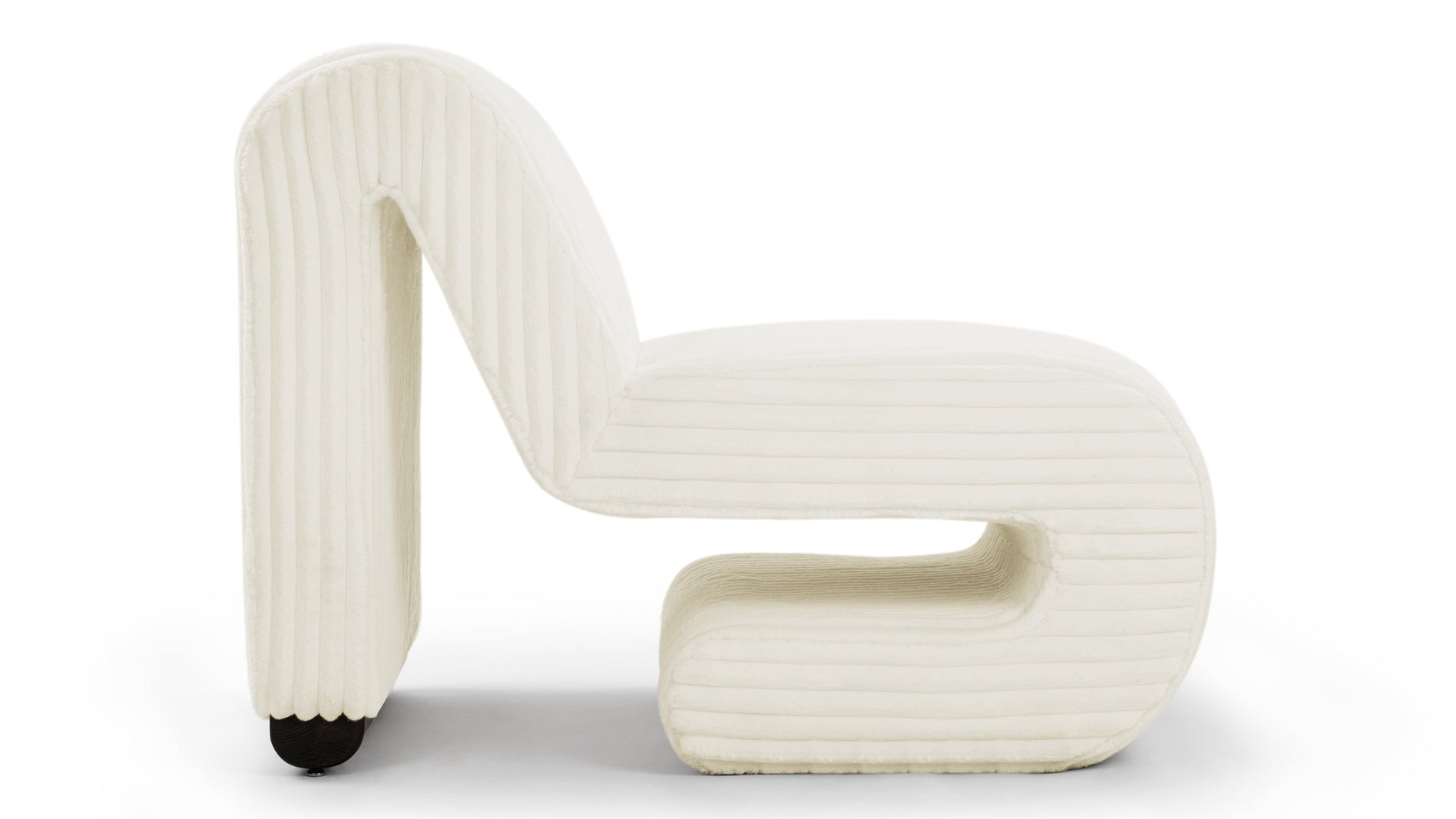 CeresCeres - Ceres Lounge Chair, White Vegan Fur