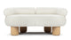Dahl - Dahl - Dahl Two Seater Sofa, Luxe White Boucle - Image 1