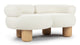 Dahl - Dahl - Dahl Two Seater Sofa, Luxe White Boucle - Image 2