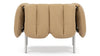 Puffy - Puffy - Puffy Lounge Chair, Tuscan Tan Vegan Leather - Image 3