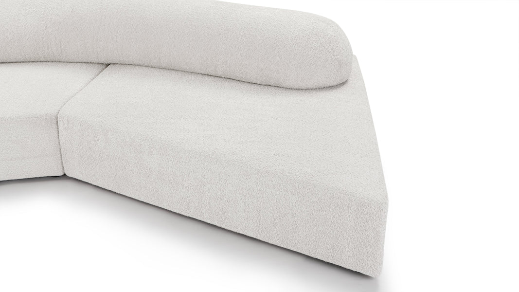 On the RocksOn the Rocks - On The Rocks Sofa, Small, Luxe Light Gray Weave