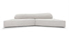 On the Rocks - On the Rocks - On The Rocks Sofa, Small, Luxe Light Gray Weave - Image 1