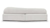 On the Rocks - On the Rocks - On The Rocks Sofa, Small, Luxe Light Gray Weave - Image 4