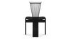 Asuka - Asuka - Asuka Side Chair, Ink Black Vegan Leather - Image 4