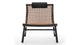 Suko - Suko - Suko Lounge Chair, Natural Cord and Ink Black Vegan Leather - Image 1