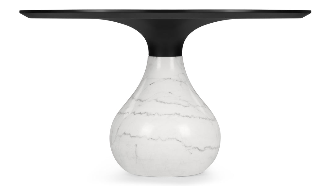 AquaAqua - Aqua Dining Table, Carrara Marble, 135cm