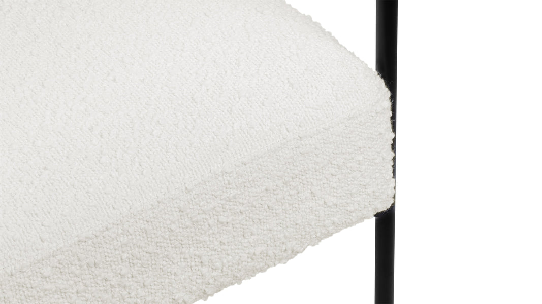 MeiMei - Mei Armchair, Warm White Boucle