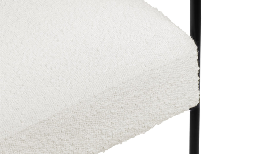 MeiMei - Mei Armchair, Warm White Boucle