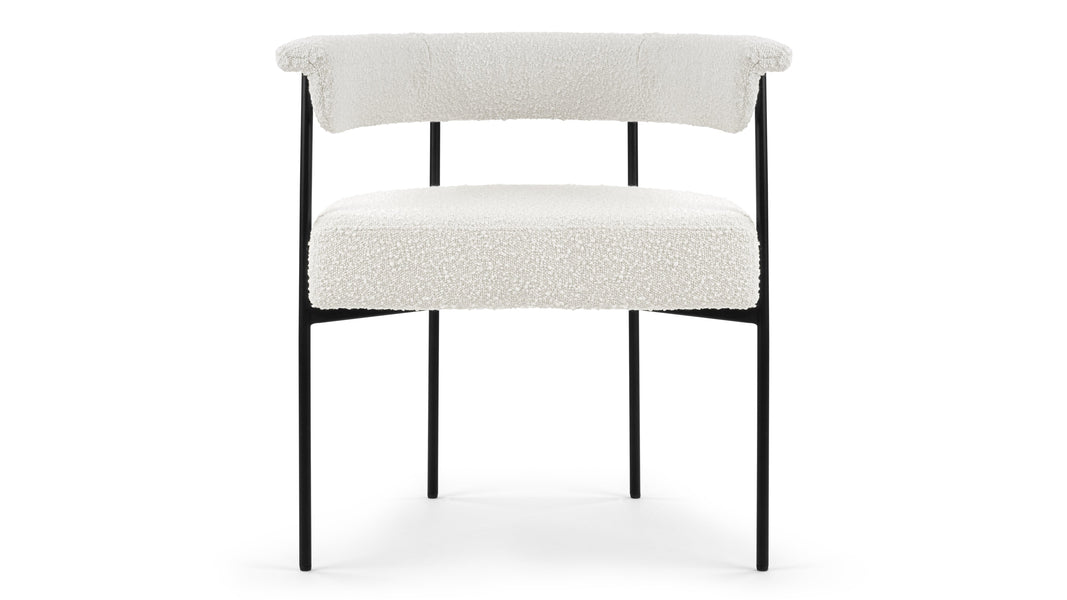 MeiMei - Mei Armchair, Warm White Boucle