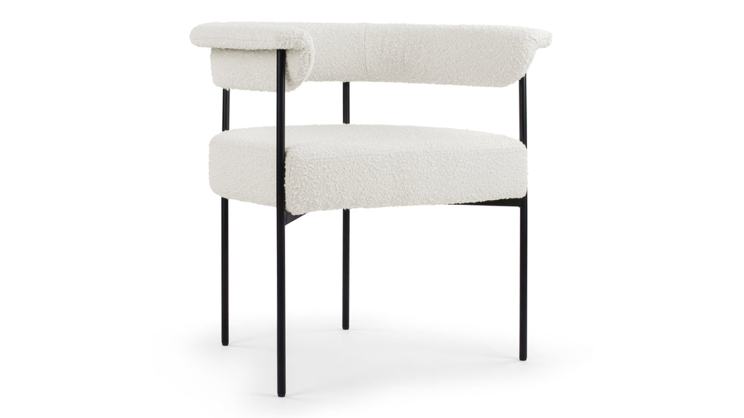 MeiMei - Mei Armchair, Warm White Boucle