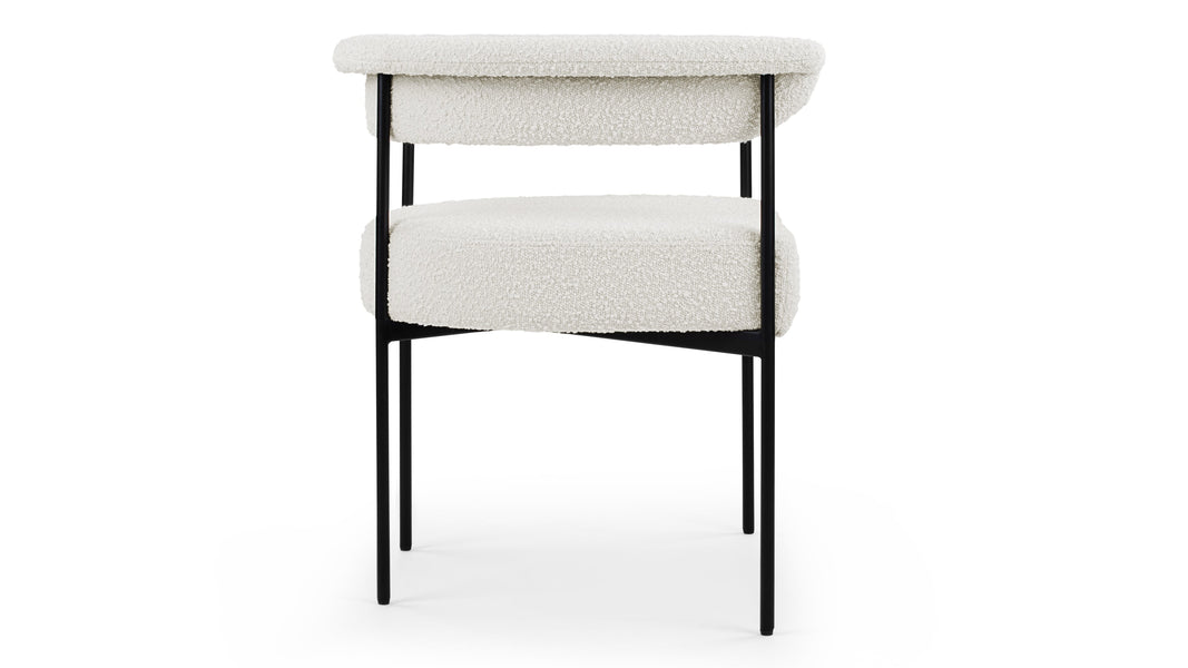 MeiMei - Mei Armchair, Warm White Boucle
