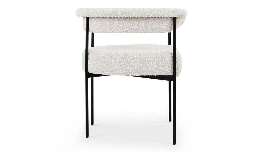 MeiMei - Mei Armchair, Warm White Boucle