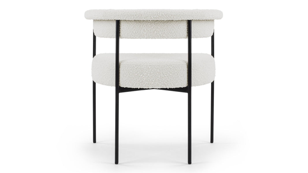 MeiMei - Mei Armchair, Warm White Boucle
