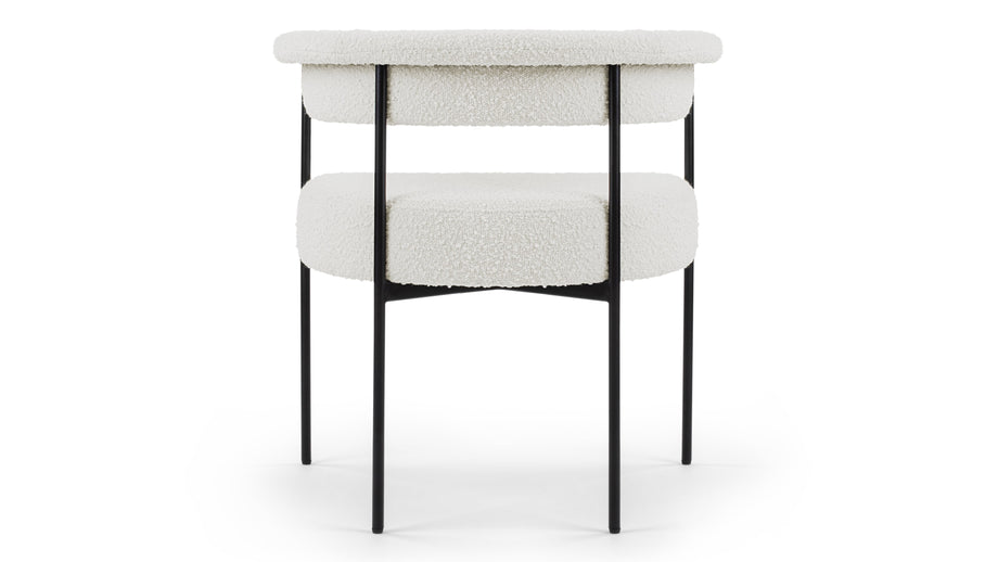 MeiMei - Mei Armchair, Warm White Boucle
