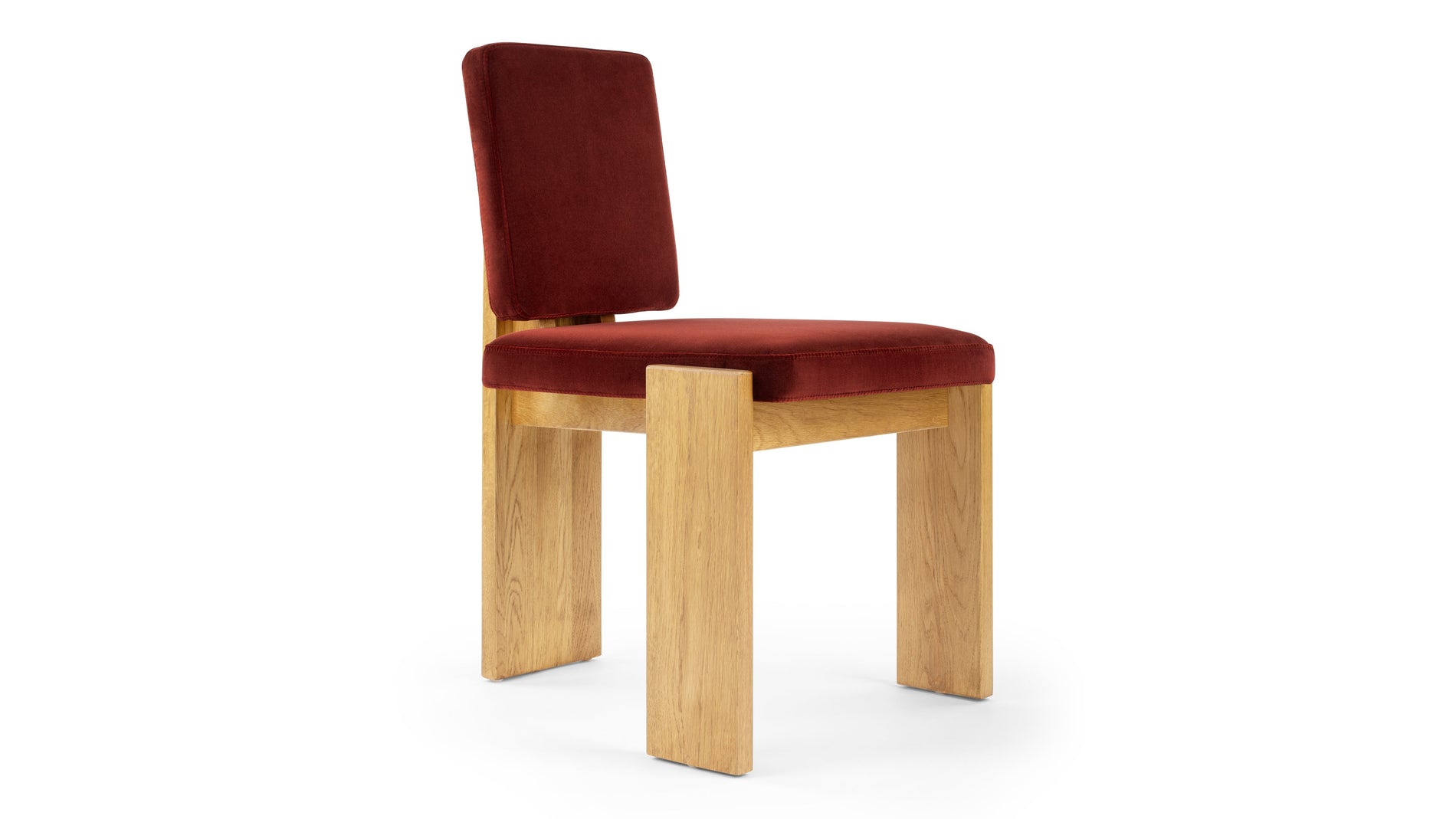 MaximMaxim - Maxim Side Chair, Garnet Velvet