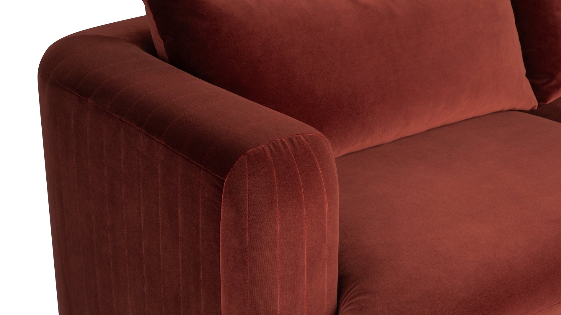 MorrellMorrell - Morrell Two Seater Sofa, Garnet Velvet