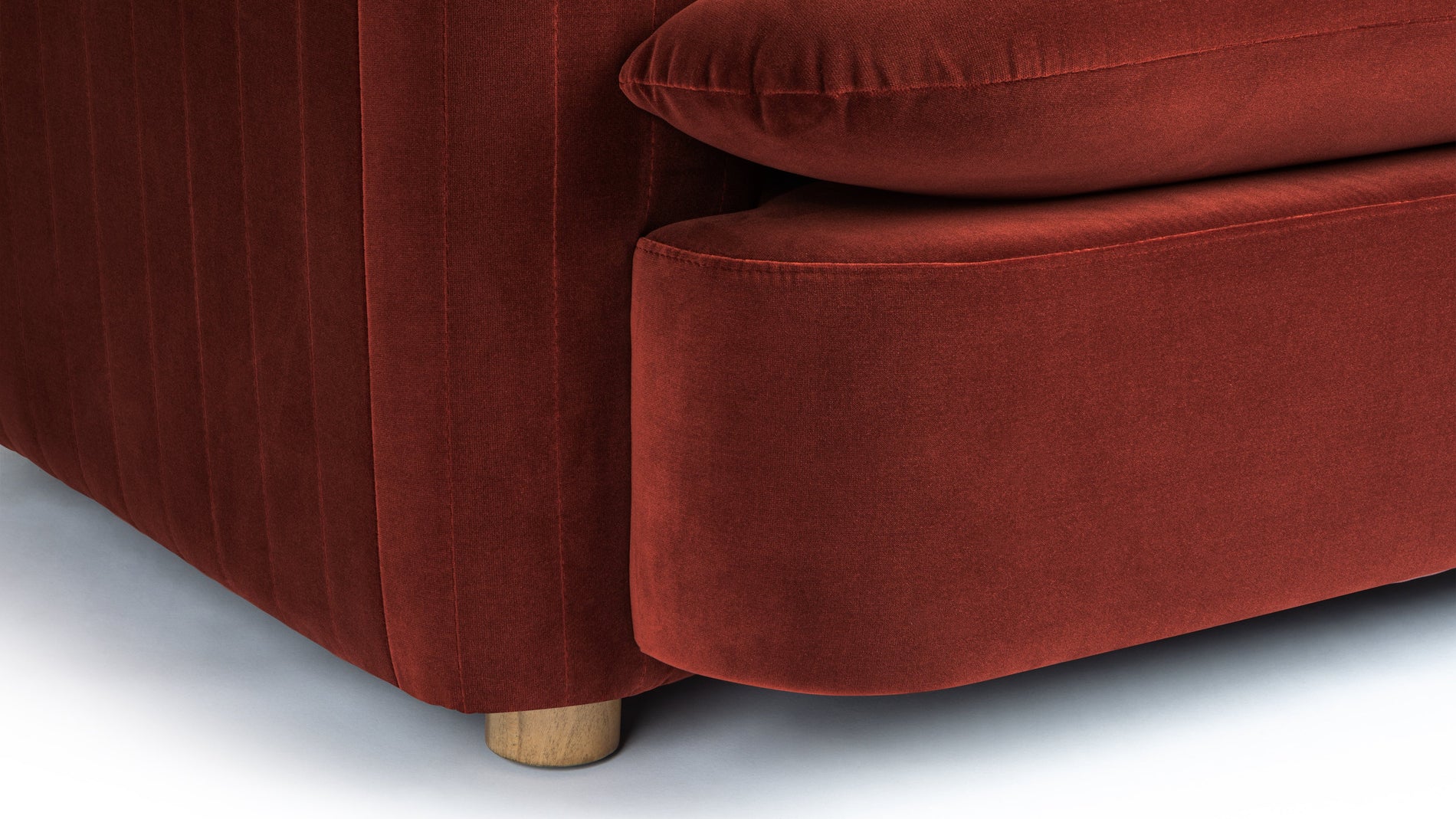 MorrellMorrell - Morrell Two Seater Sofa, Garnet Velvet