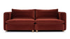 Morrell - Morrell - Morrell Two Seater Sofa, Garnet Velvet - Image 1