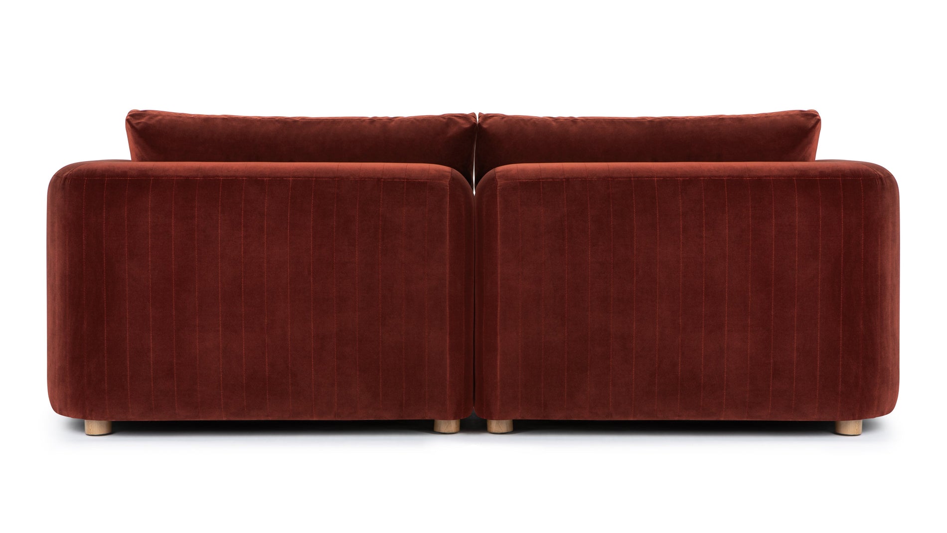 MorrellMorrell - Morrell Two Seater Sofa, Garnet Velvet
