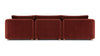 Morrell - Morrell - Morrell Sectional, Right Corner, Garnet Velvet - Image 4