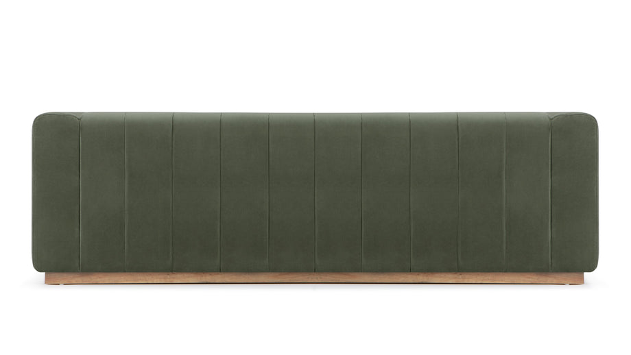 TheoTheo - Theo Three Seater Sofa, Seaglass Velvet