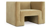 Olsen - Olsen - Olsen Lounge Chair, Honey Velvet - Image 2