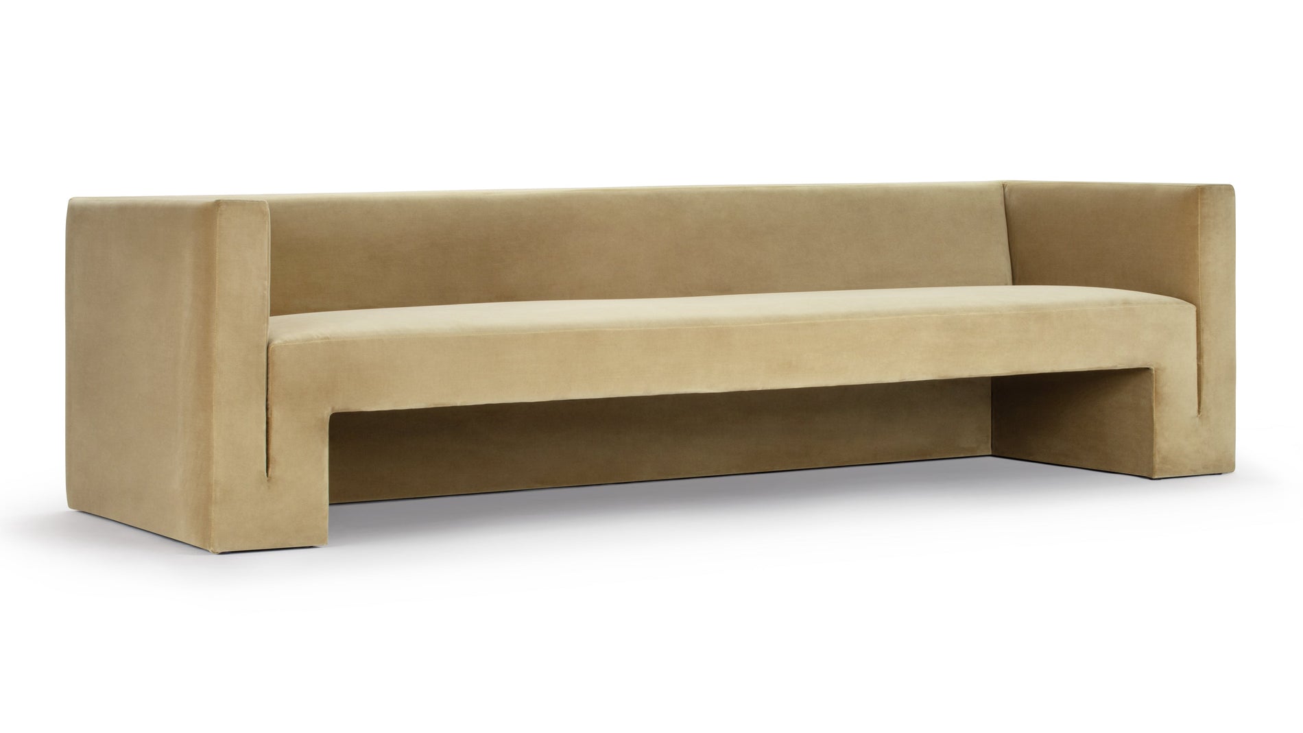 OlsenOlsen - Olsen Three Seater Sofa, Honey Velvet