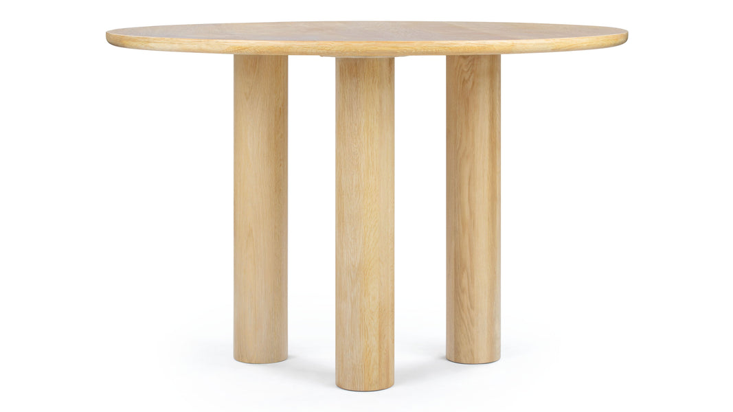 AmalfiAmalfi - Amalfi Round Dining Table, Light Oak, 124cm