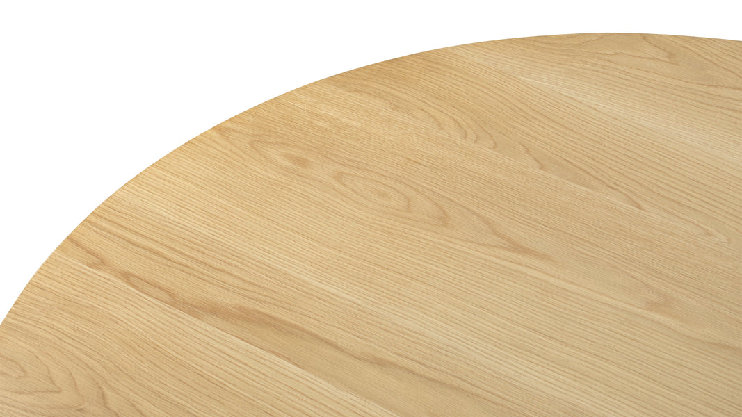 ArlonArlon - Arlon Round Dining Table, Light Oak, 122cm