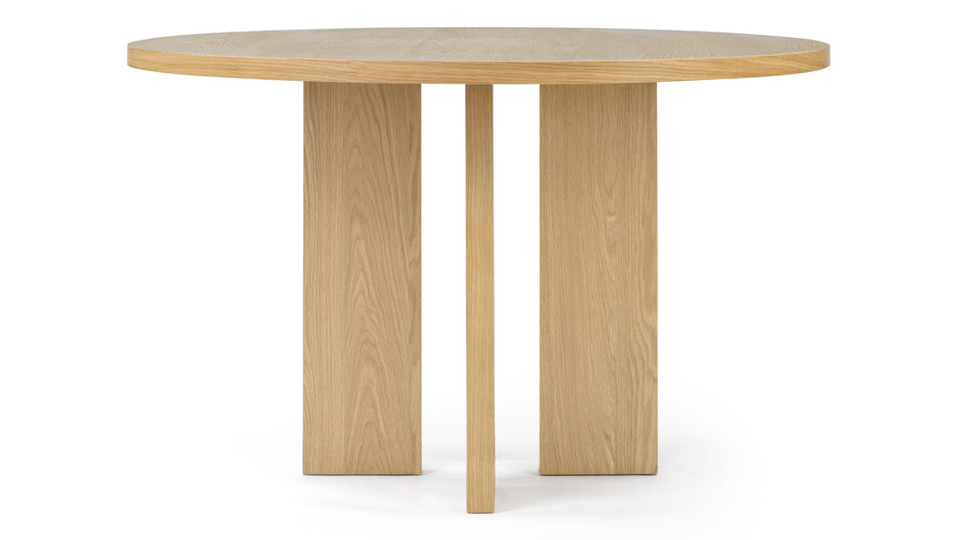 ArlonArlon - Arlon Round Dining Table, Light Oak, 122cm