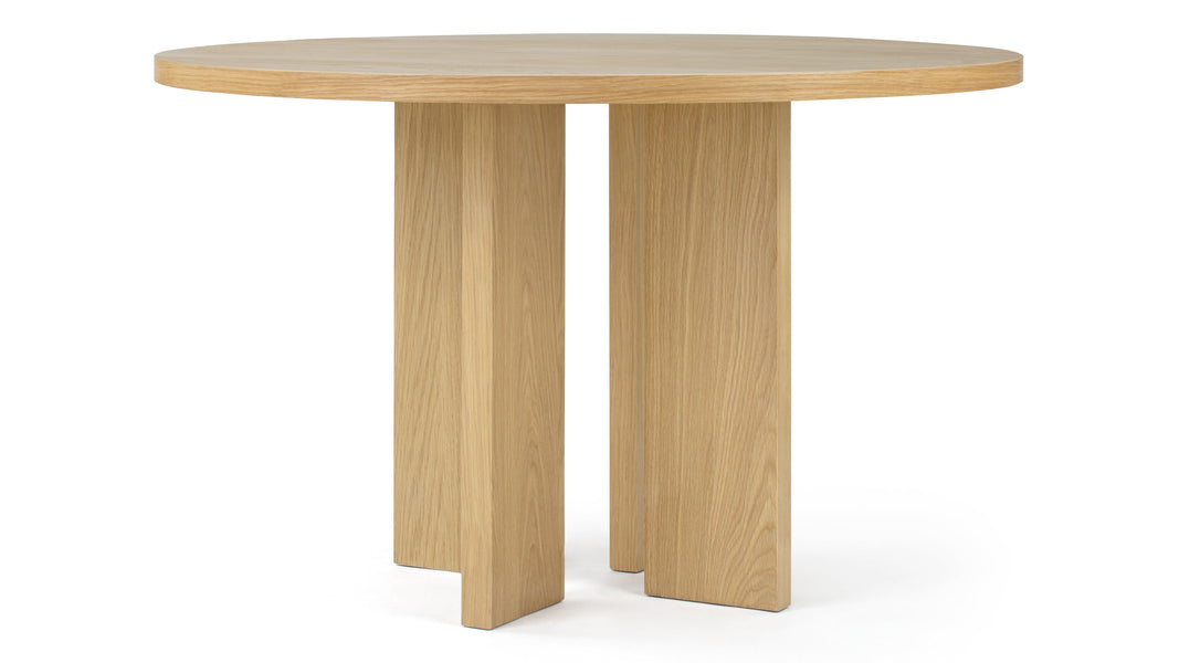 ArlonArlon - Arlon Round Dining Table, Light Oak, 122cm