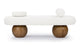 Odell - Odell - Odell Bench, Warm White Boucle - Image 1
