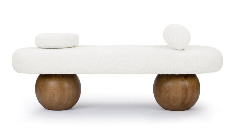 OdellOdell - Odell Bench, Warm White Boucle
