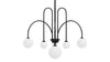 Mars - Mars - Mars Chandelier, Black - Image 1