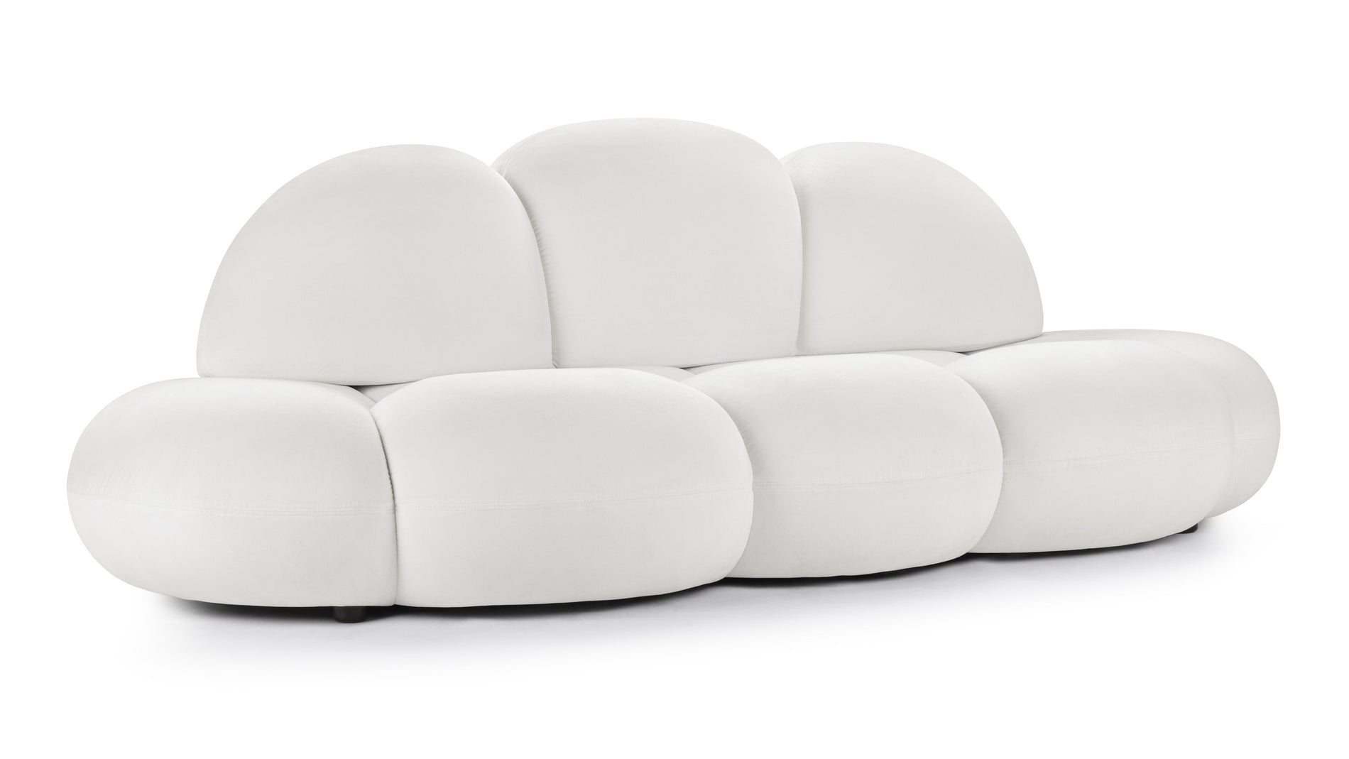 Cloud NineCloud Nine - Cloud Nine Sofa, White Velvet