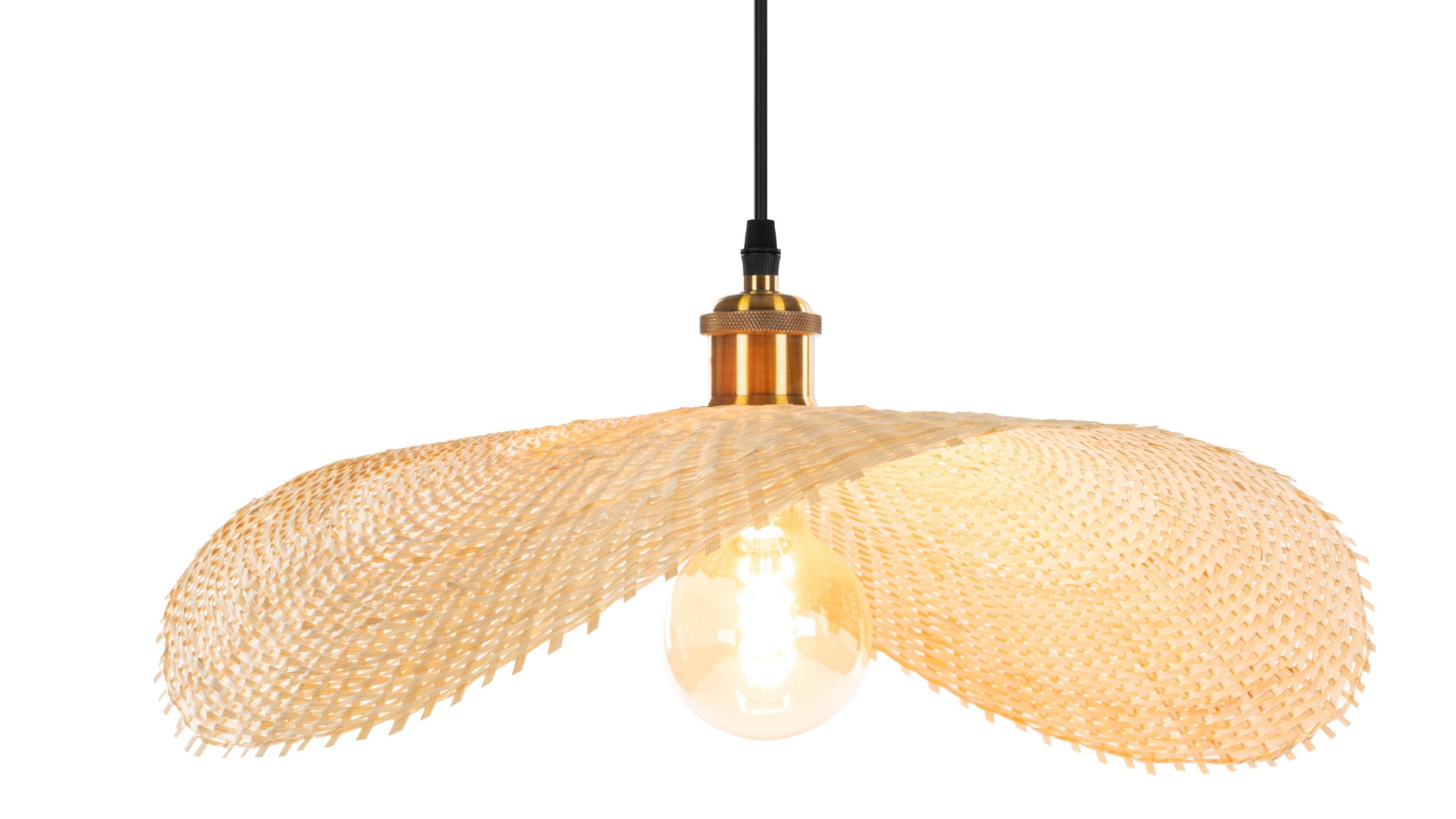 OskuOsku - Osku Deckenlicht, kleines, natürliches Rattan