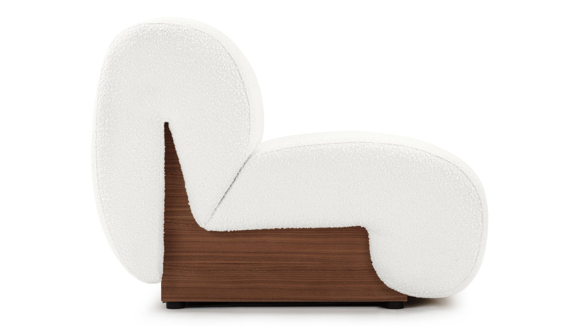 CarloCarlo - Carlo Lounge Chair, White Boucle