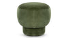 Nino - Nino - Nino Ottoman, Olive Green Velvet - Image 4