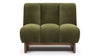 Nala - Nala - Nala Lounge Chair, Olive Green Velvet - Image 1