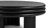 Pascal - Pascal - Pascal Round Coffee Table, Low, Black - Image 5