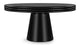 Pascal - Pascal - Pascal Round Dining Table, Black, 150cm - Image 1