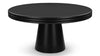 Pascal - Pascal - Pascal Round Dining Table, Black, 150cm - Image 3
