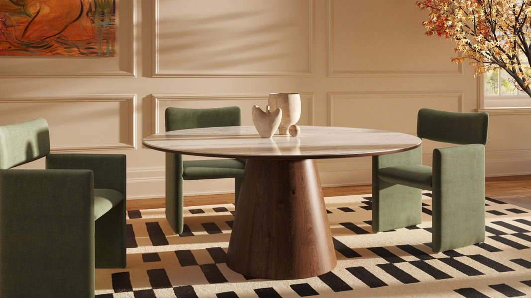 CellaMarble-Look Ceramic Tabletop