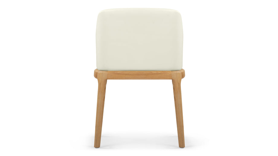 LeblancEggshell Vegan Leather and Natural Ash