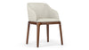 LeBlanc - Taupe Vegan Leather and Walnut - Image 2