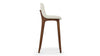 LeBlanc - Taupe Vegan Leather and Walnut - Image 3