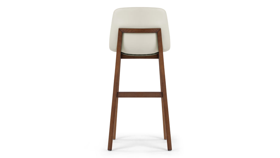 LeblancTaupe Vegan Leather and Walnut