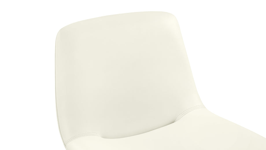 LeblancEggshell Vegan Leather and Natural Ash