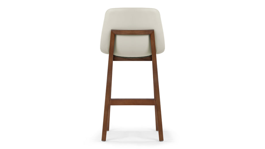 LeblancTaupe Vegan Leather and Walnut